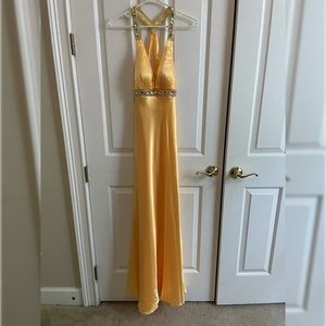 Faviana Gorgeous Yellow Gown